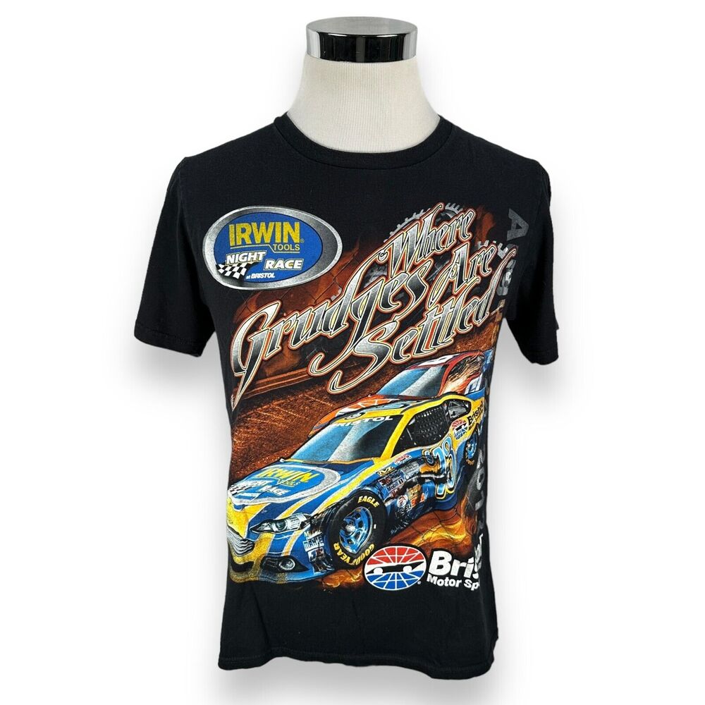 Chase Authentics T-Shirt Mens Medium Bristol Speedway‎ Fight Finish NASCAR 2013